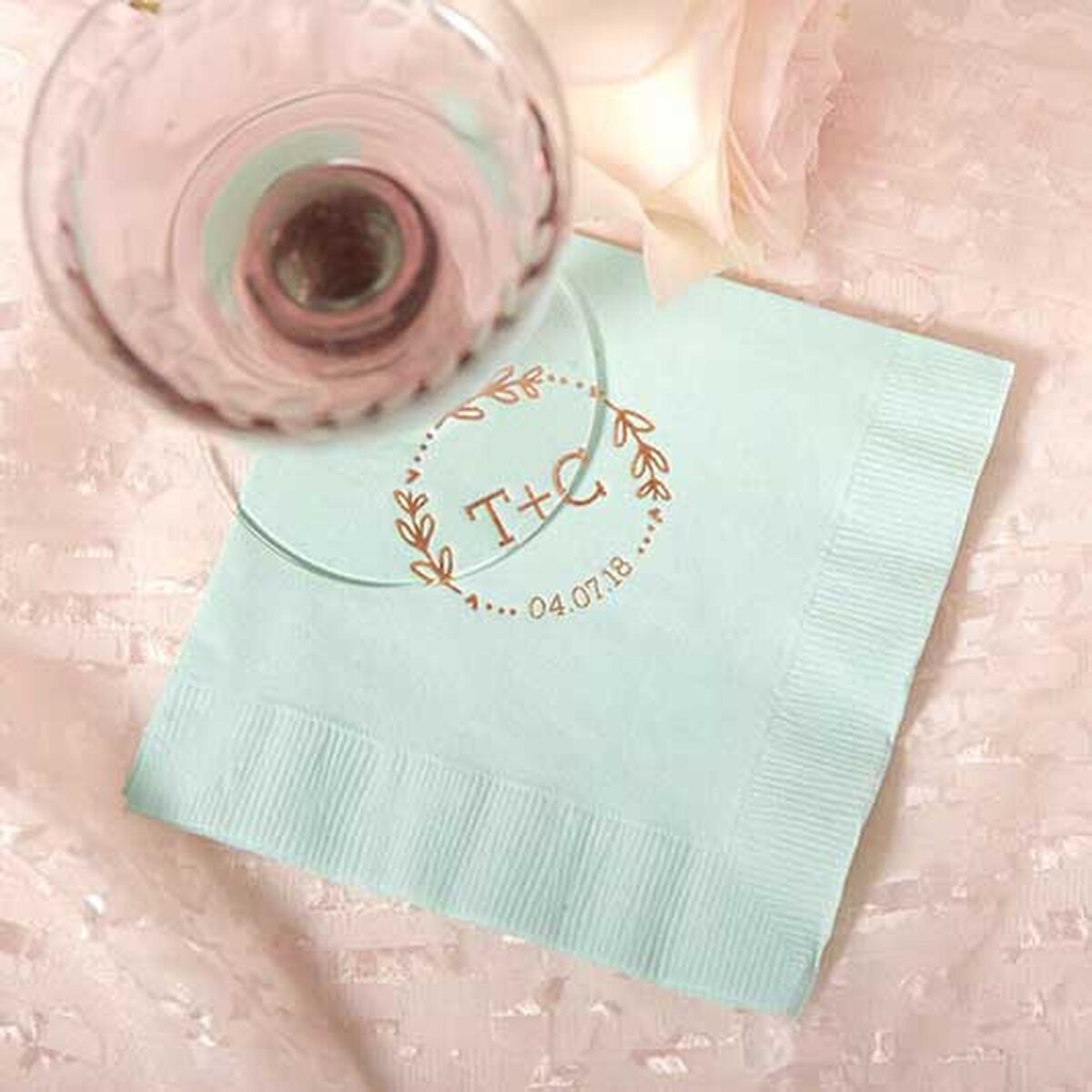 Tolle Cheap Personalized Napkins For Wedding Reception Bilder