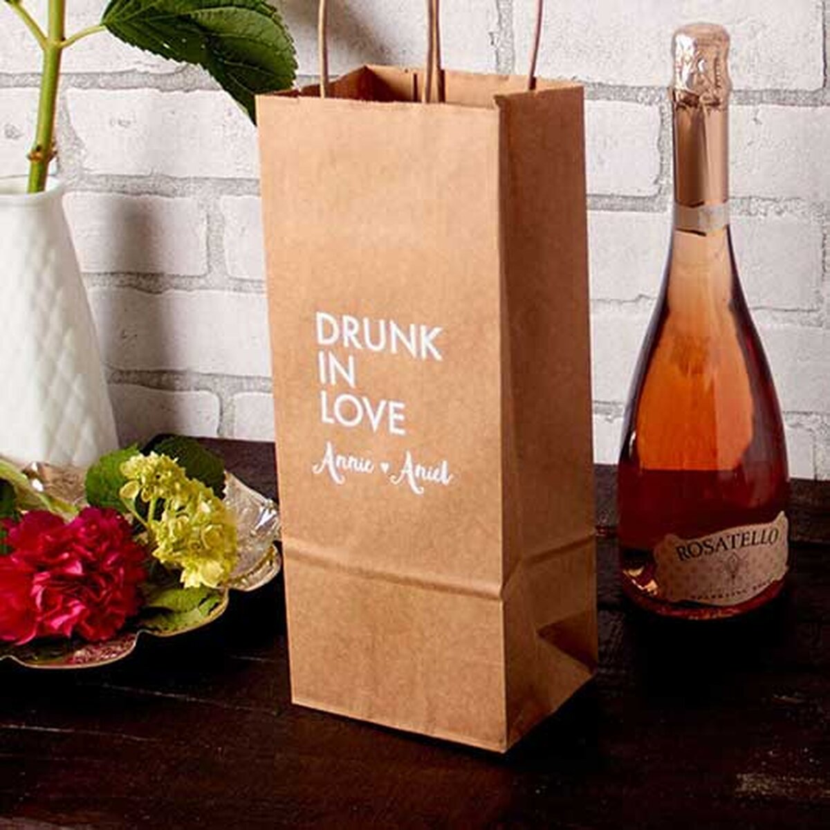 wine in gift bag